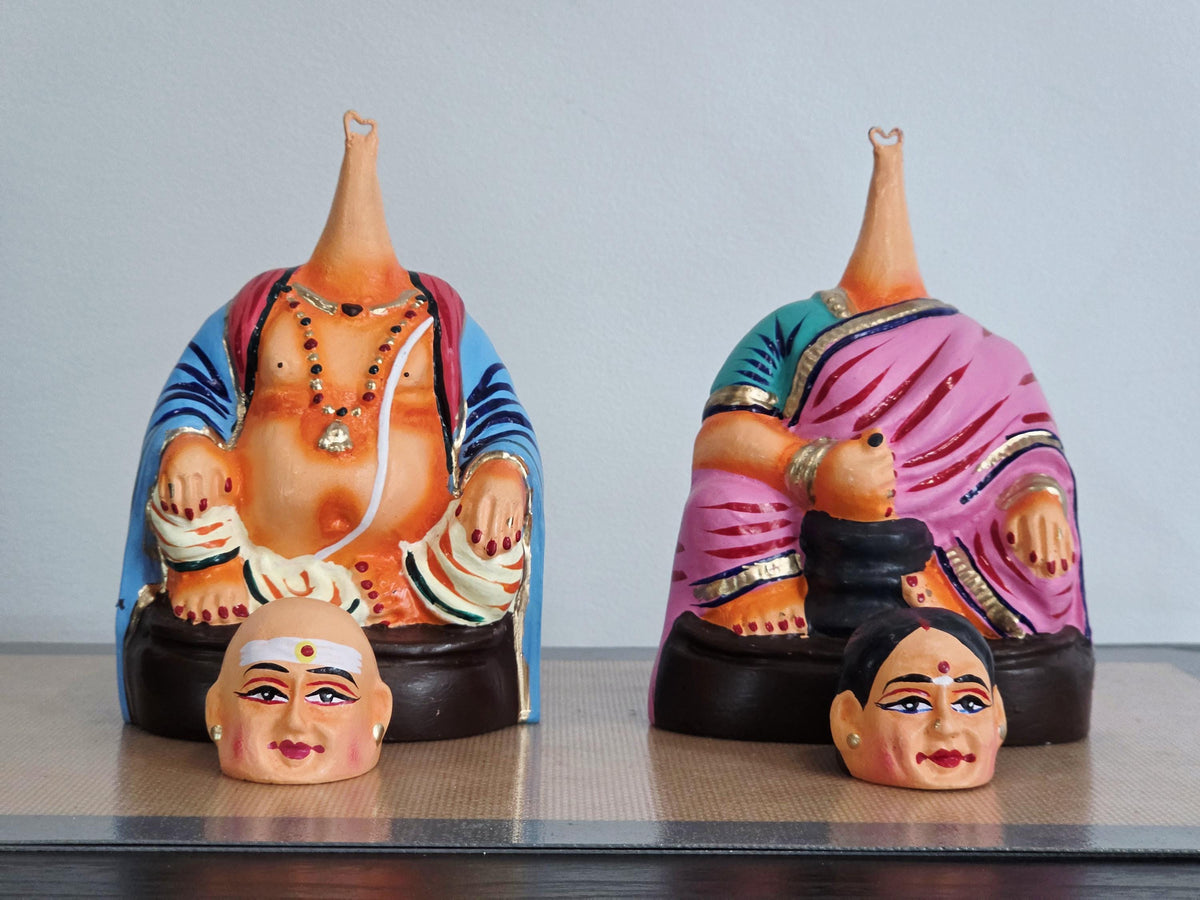 Thatha Paati Bommai Set |Taata Baamma Bommalu | Navaratri Golu Dolls | Budda Buddi Dolls | Bommala Koluvu | Bombe Habba