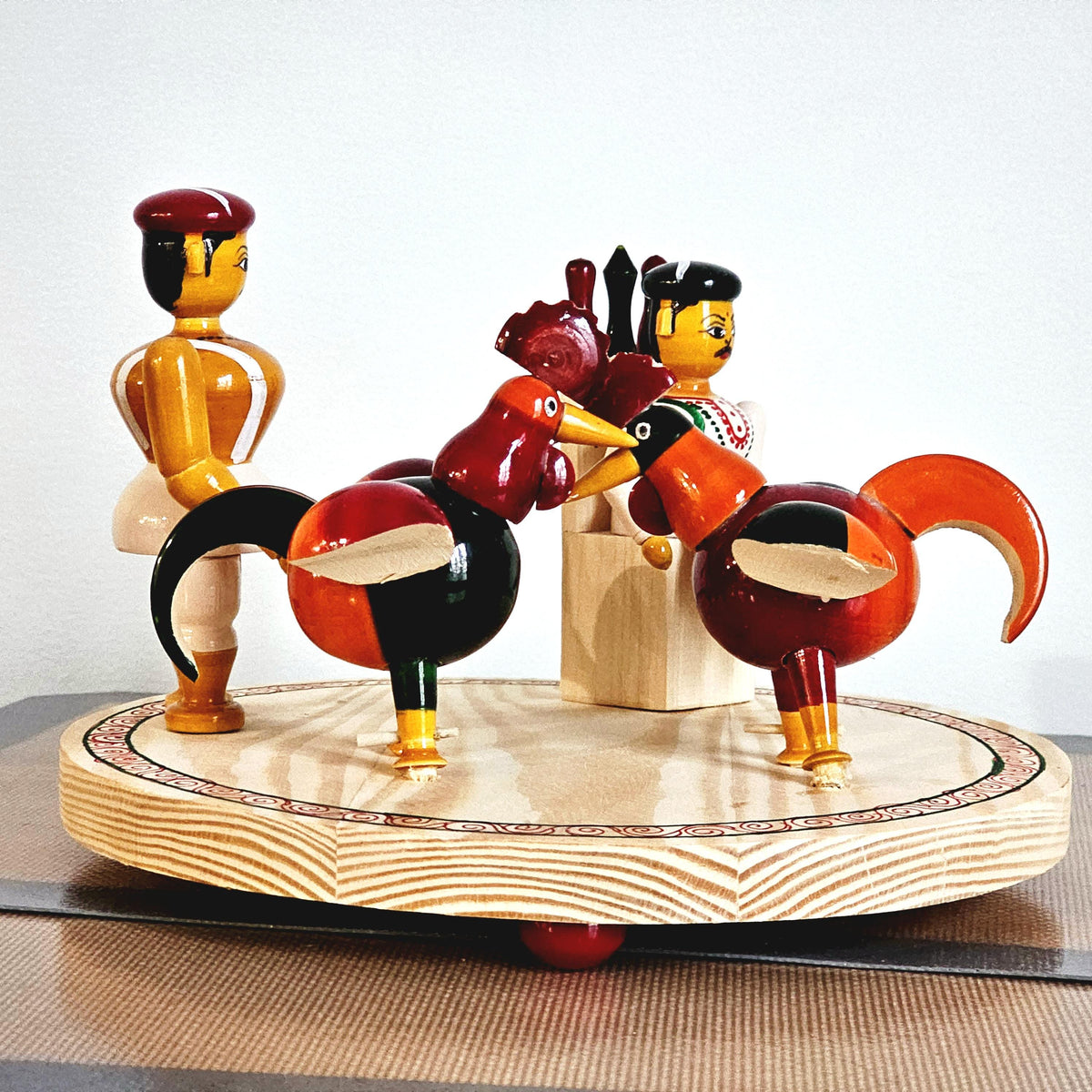 Traditional Indian Cock Fight Arena. | Sankranti