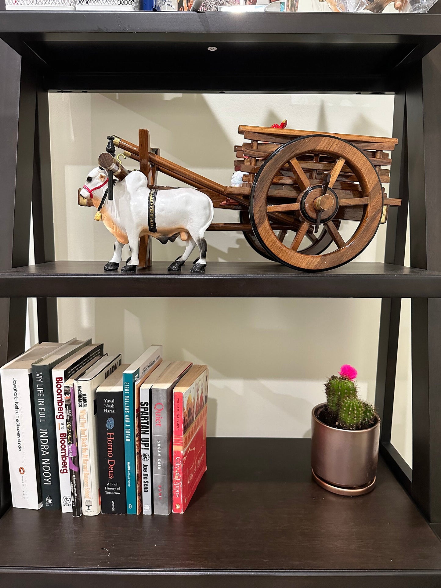 Indian Wooden Bullock Cart model ( 20" x 12" x 10") | ( 15" x 9" x 7") | Home Decor