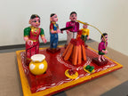 Sankranti Bhogi fire festival made of wood.