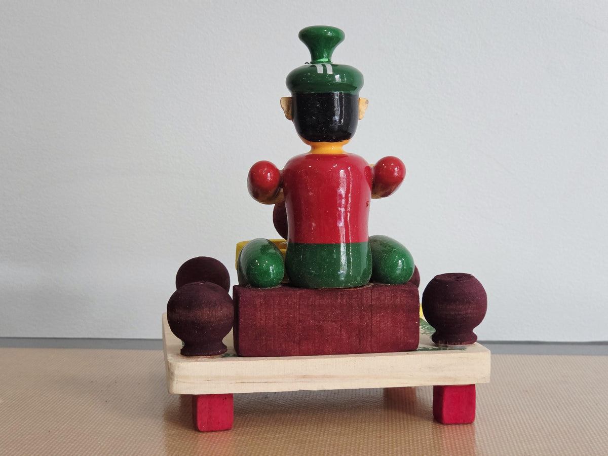Potter Doll with Miniature Pottery Wheel | Indian Village Figurine | Navaratri Golu | Bommala Koluvu Decor