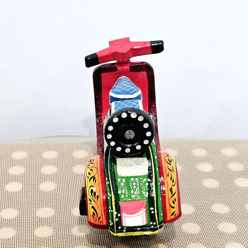 Colorful painted Indian Scooter | Home Decor |  Italian Vespa
