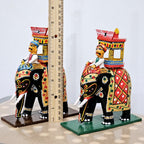 Elephant with a mounted Ambari wooden doll | kondapalli