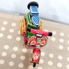 Colorful painted Indian Scooter | Home Decor |  Italian Vespa