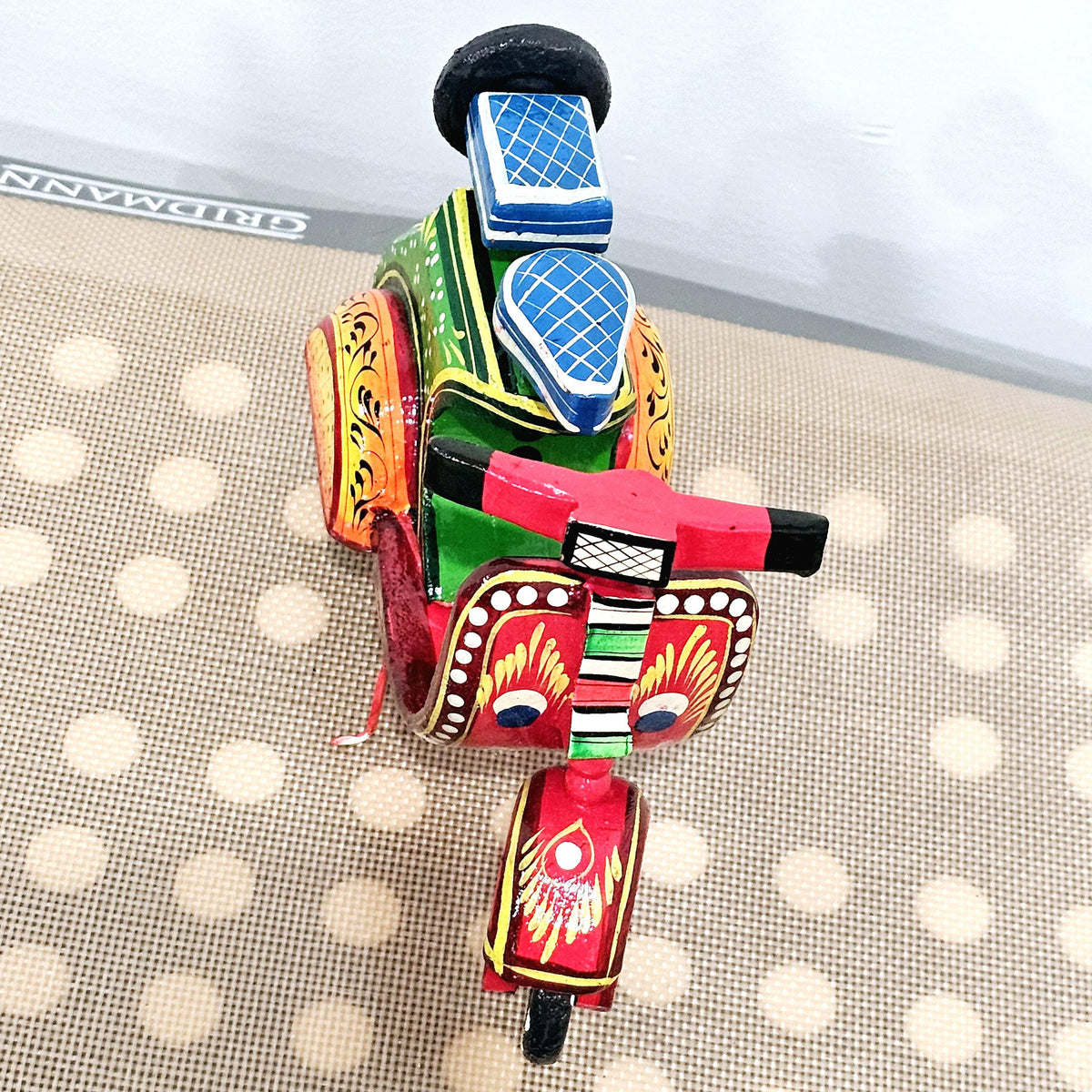 Colorful painted Indian Scooter | Home Decor |  Italian Vespa