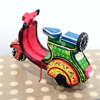 Colorful painted Indian Scooter | Home Decor |  Italian Vespa