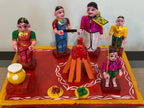 Sankranti Bhogi fire festival made of wood.