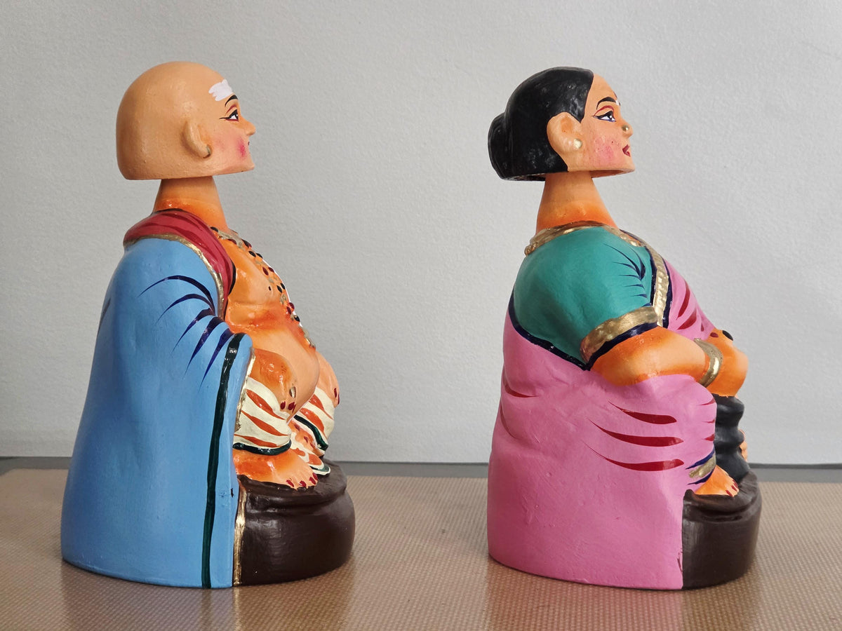 Thatha Paati Bommai Set |Taata Baamma Bommalu  |  Navaratri Golu Dolls | Budda Buddi Dolls | Bommala Koluvu | Bombe Habba