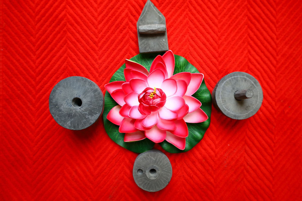 Miniature Stone Rubburolu / Rokali / Sannikallu / tiragali | Traditional Indian Grinding tools