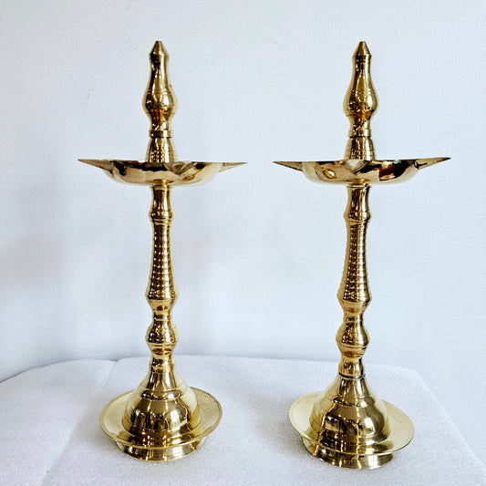 Brass Deepalu/ Diya/ Vilakku. Tower Oil Lamp. | Diwali lamp