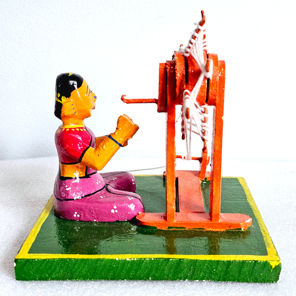 Traditional Spinning wheel Charka/ Ratnam| Kondapalli | Navaratri golu | Bommala Koluvu