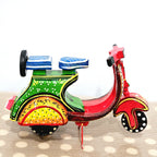 Colorful painted Indian Scooter | Home Decor |  Italian Vespa