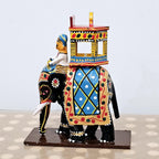 Elephant with a mounted Ambari wooden doll | kondapalli