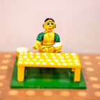 Traditional way of drying Odiyalu/Papad/Fryums. | Kondapalli | Navaratri golu | Bommala Koluvu
