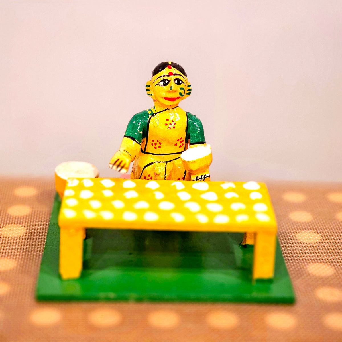 Traditional way of drying Odiyalu/Papad/Fryums. | Kondapalli | Navaratri golu | Bommala Koluvu