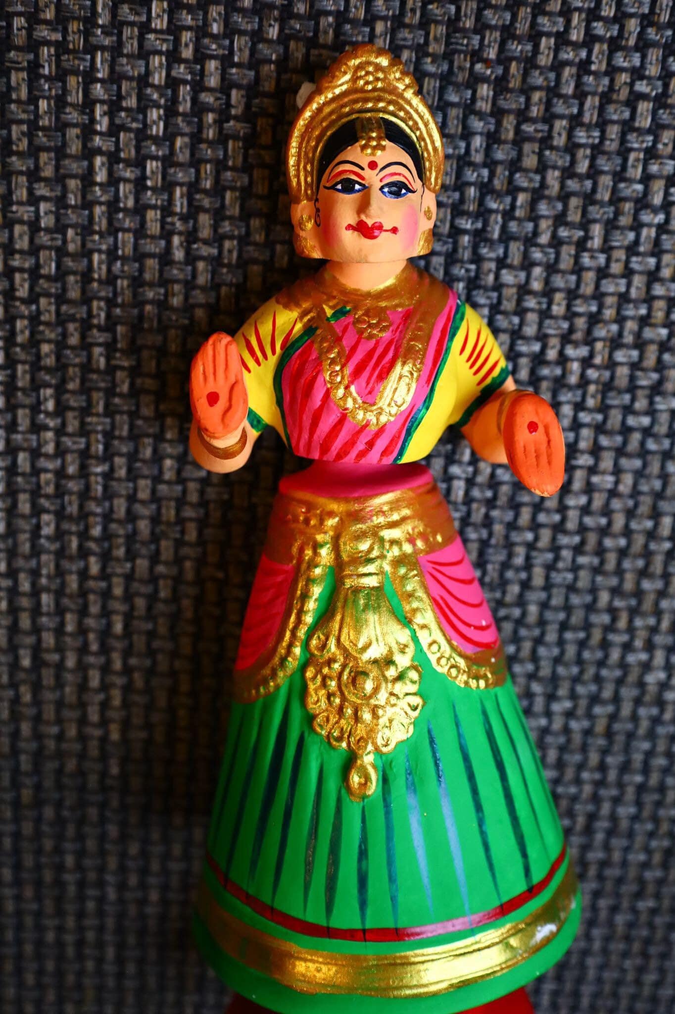 Indian dancing doll 13 inch tall | Home Decor | Bommala Koluvu | House Warming Gift
