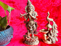 Brass Lord Krishna Statue with Flute - Pooja Mandir Decor