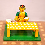 Traditional way of drying Odiyalu/Papad/Fryums. | Kondapalli | Navaratri golu | Bommala Koluvu