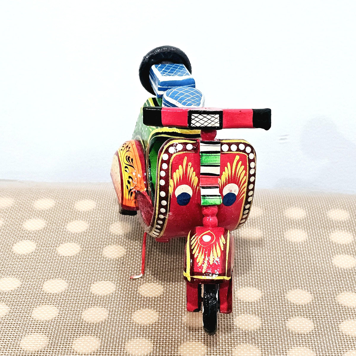 Colorful painted Indian Scooter | Home Decor |  Italian Vespa
