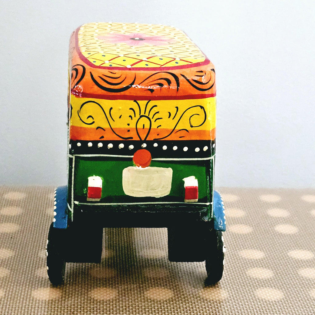 Indian Tuk Tuk | Colorful Auto Rickshaw. | Home Decor | Indian Souvenir