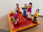 Sankranti Bhogi fire festival made of wood.