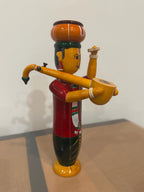Sankranti Haridasu made of wood.