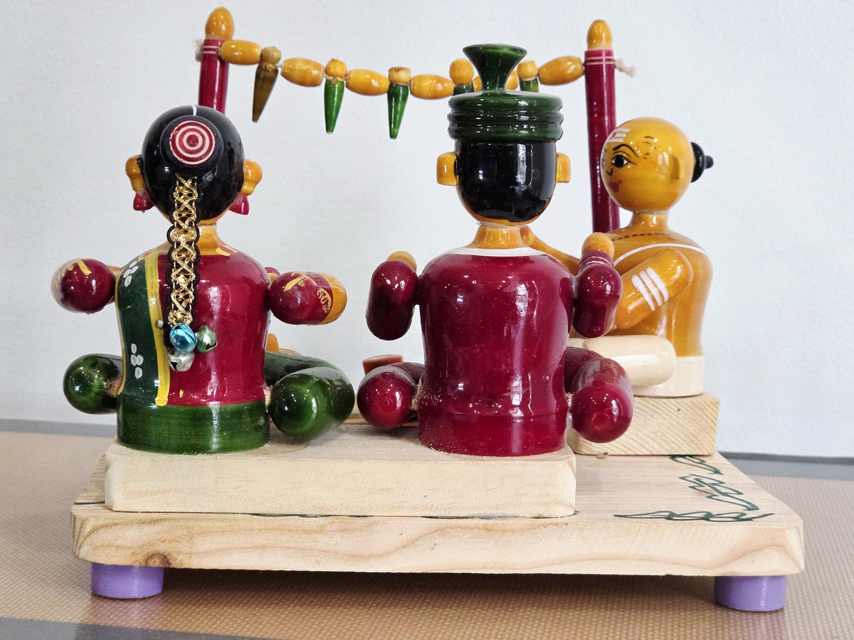 Traditional Hindu marriage | Etikoppaka doll | Home Decor | Navaratri golu | Sankranti Koluvu