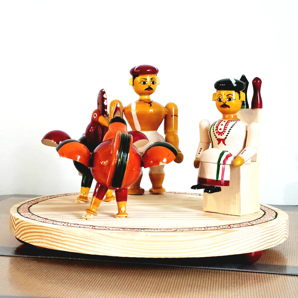 Traditional Indian Cock Fight Arena. | Sankranti