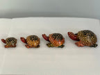 Kondapalli Wooden Turtle Family of Four