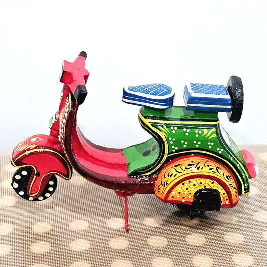 Colorful painted Indian Scooter | Home Decor |  Italian Vespa