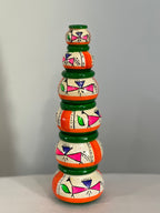 Stack of wooden pots | Kondapalli | Home Decor.