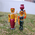Etikoppaka Farmer & Wife Doll | Traditional Indian Toys